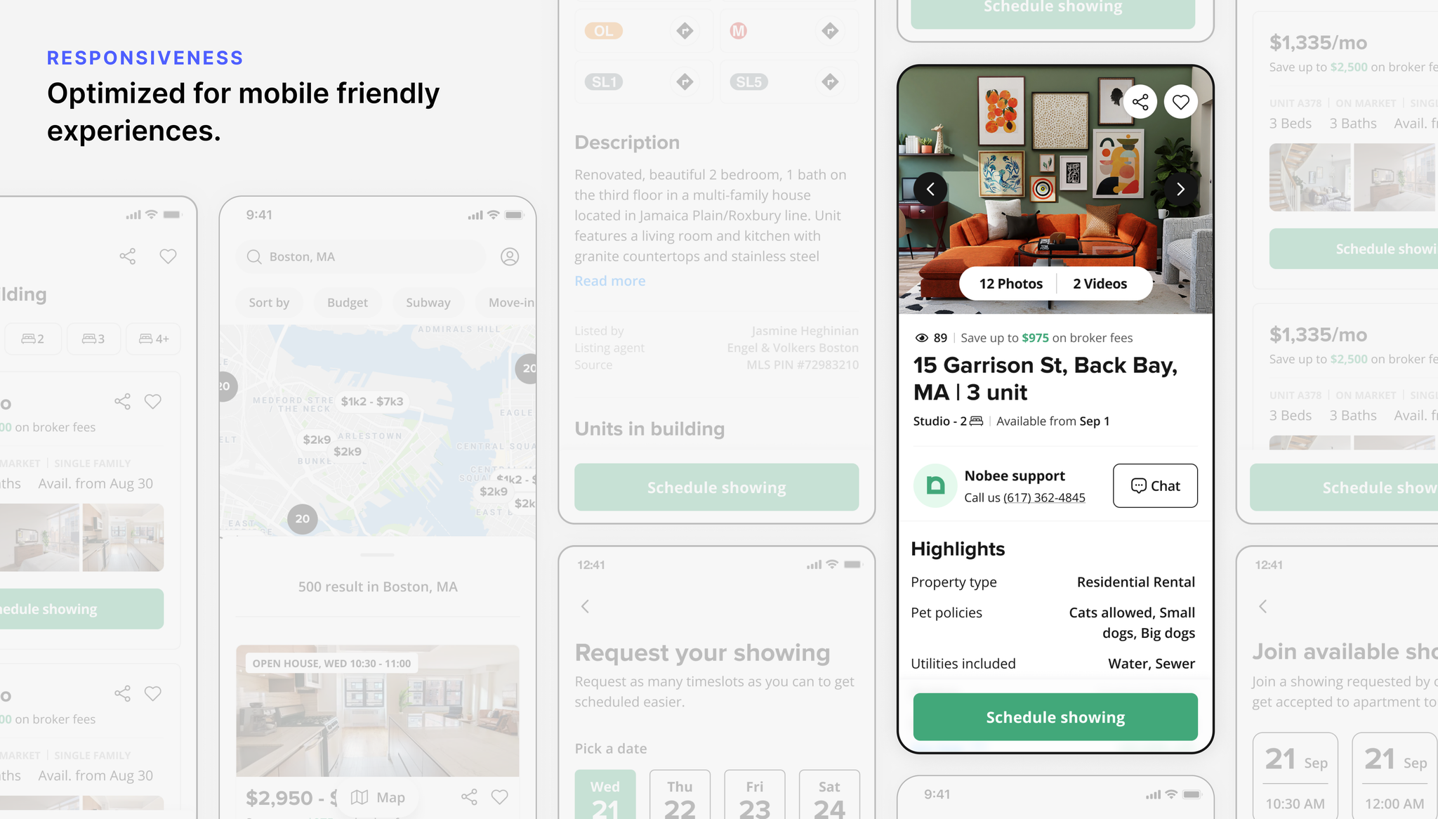 Mobile-friendly Nobee experience